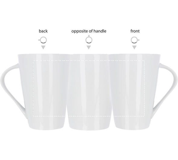 250 ml konisk porslinsmugg